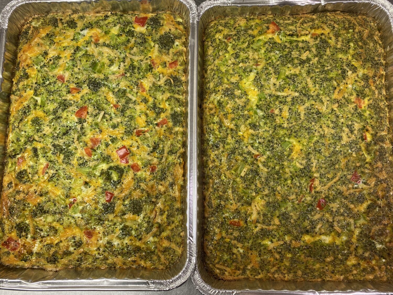 Peace of Heart Homeschool group makes their monthly meal for the